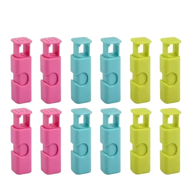 FreshLock™ 10‑Pack Food & Snack Bag Clips – Airtight Sealing Clamps